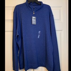 Van Heusen never tuck navy blue pullover
